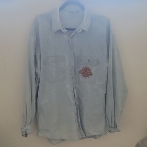 ACME Light Blue Casual Button Down Shirt